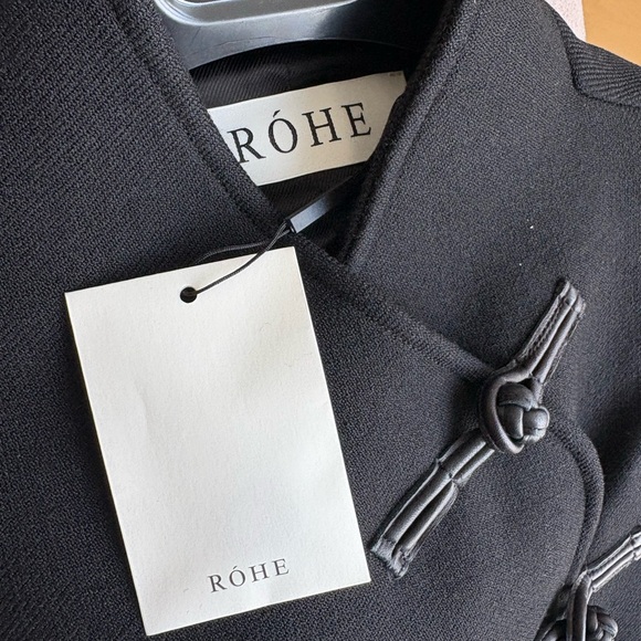 Rohe Wool Coat - Mandarin Collar - Picture 14 of 15